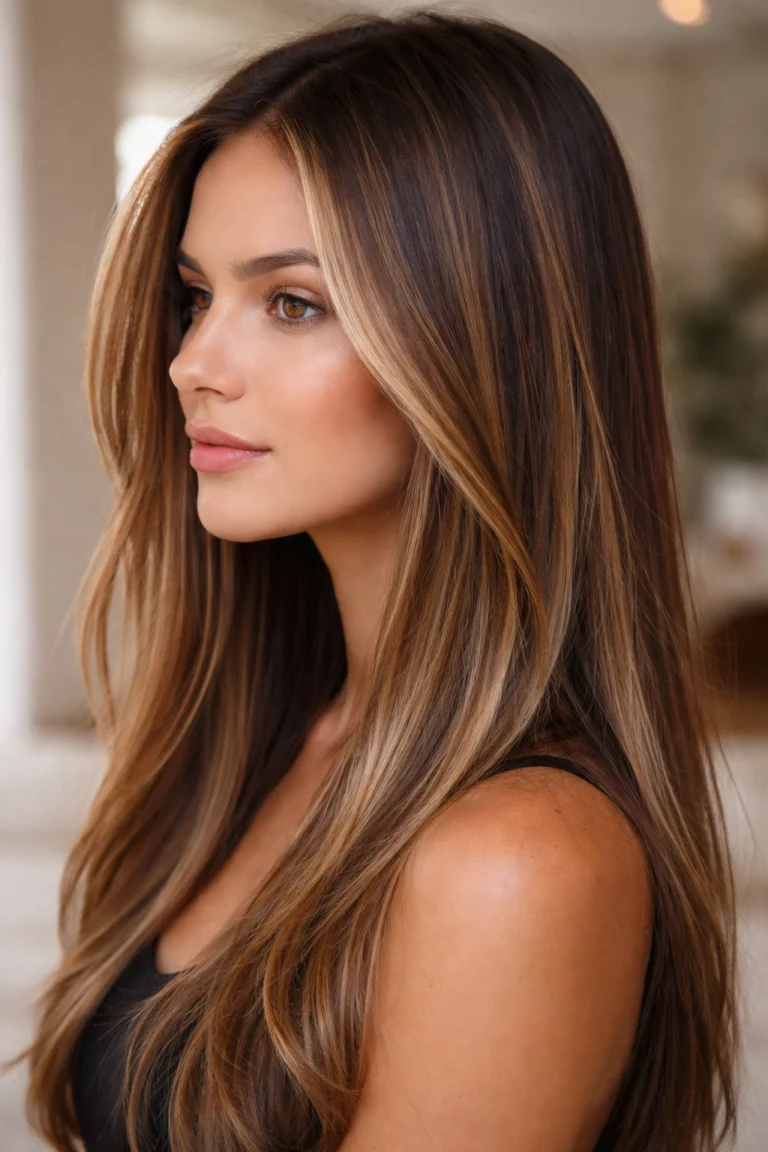 10 Brown Hair Highlights for Straight Hair