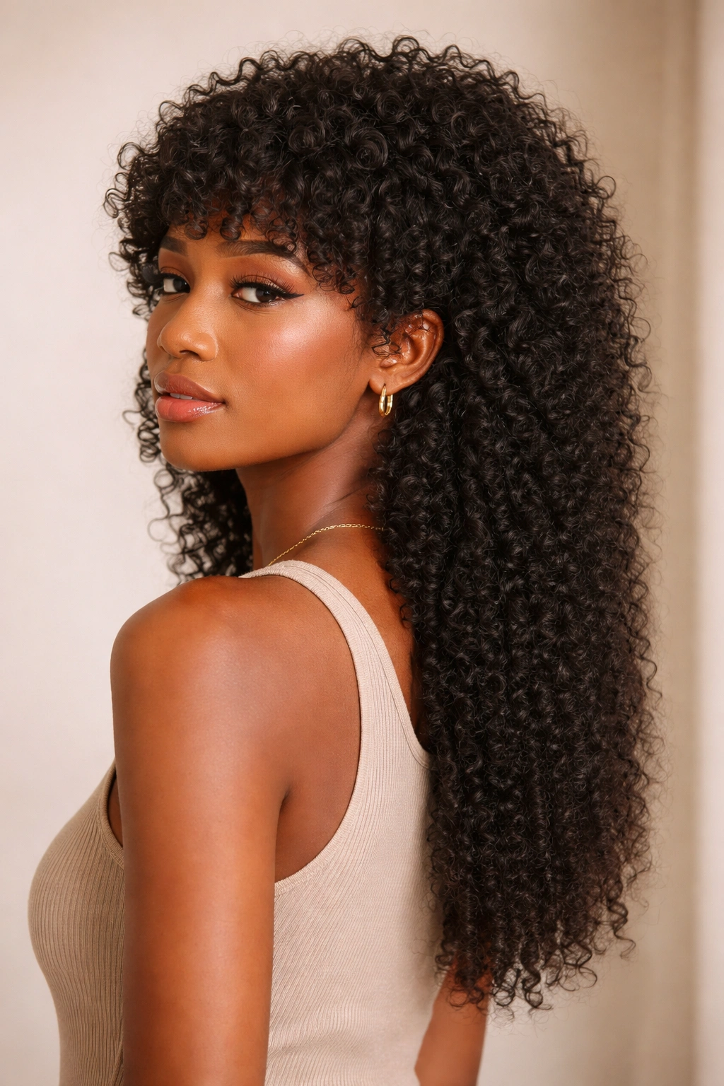 Blunt back mullet with a defined blunt hem and shorter front