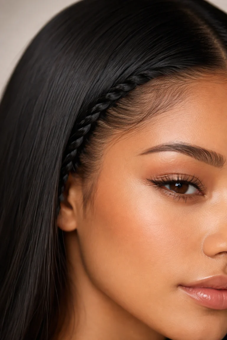 10 Edge Styles for Straight Hair