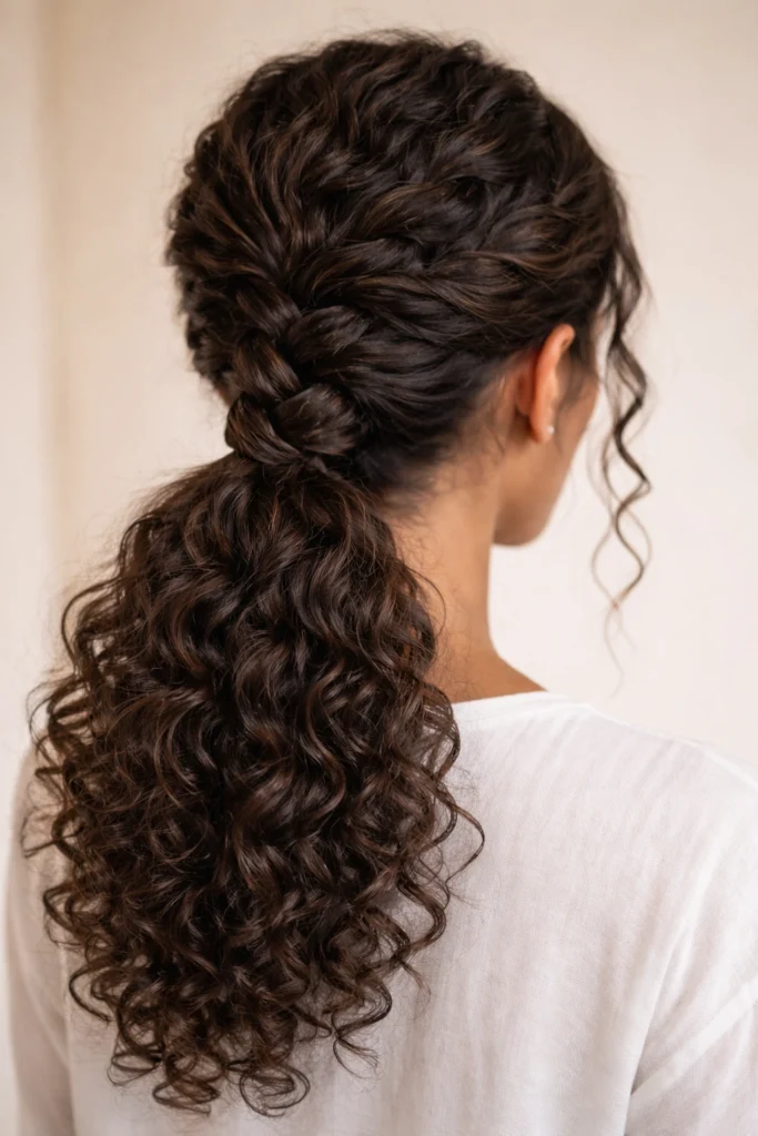 10 Low Weave Ponytails for Curly Hair