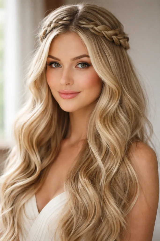 15 Half Up Half Down Looks for Long Blonde Hair