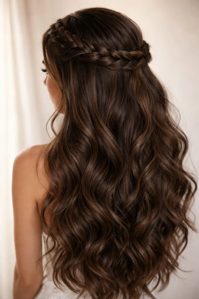 15 Half Up Half Down Styles for Long Thick Hair