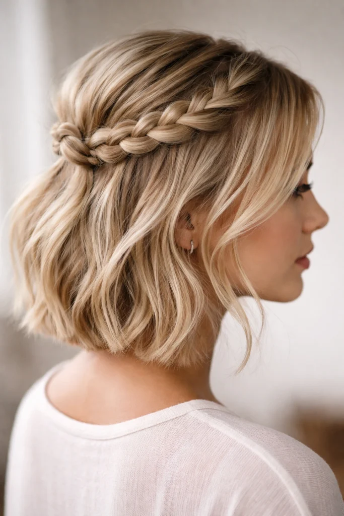 15 Half Up Half Down Looks for Short Blonde Hair