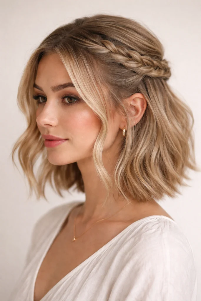 15 Half Up Half Down Ponytails for Short Hair
