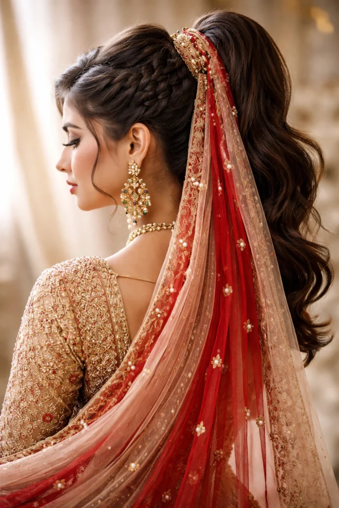 12 Indian Ponytails for Weddings