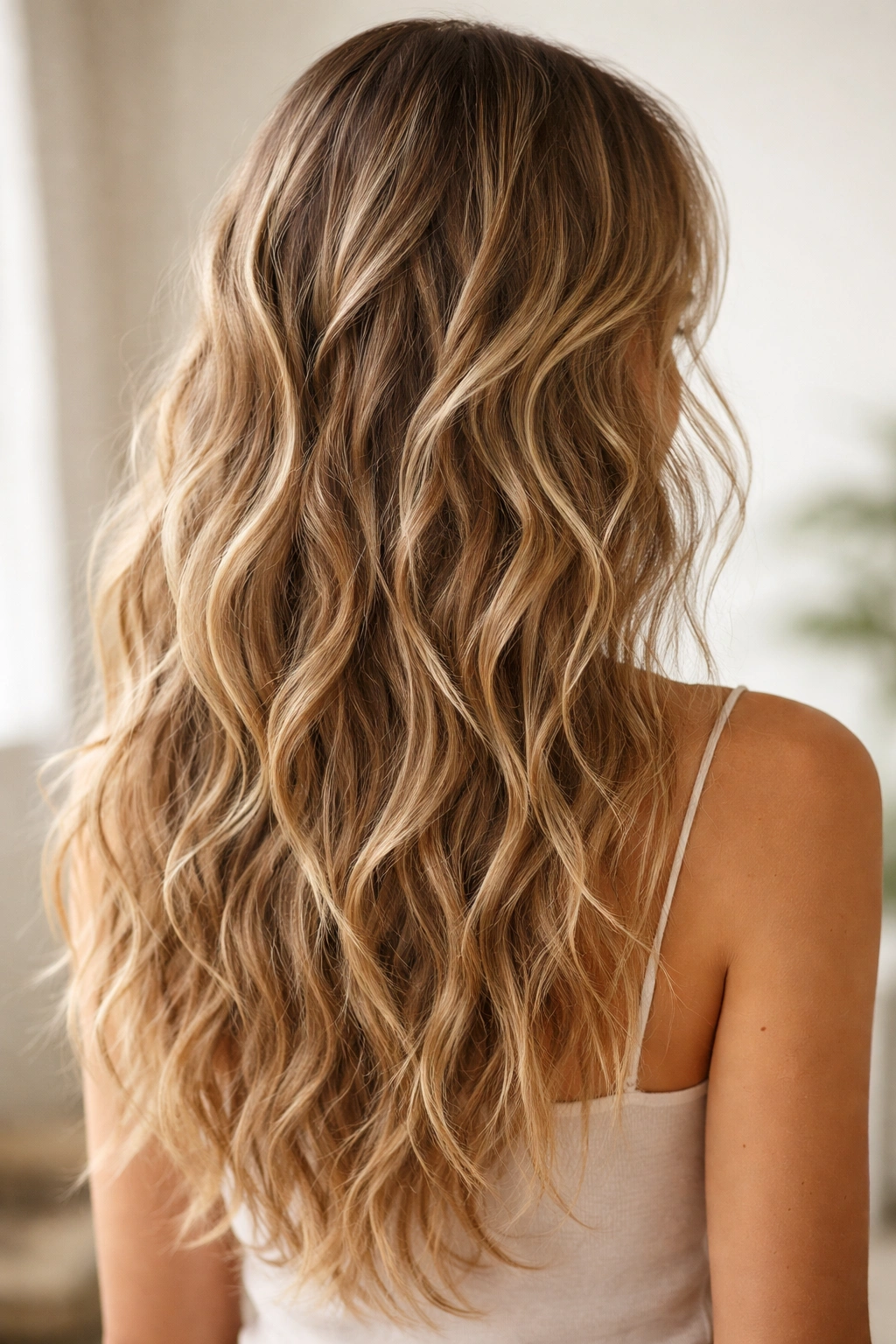 Close-up of long octopus cut with braided-out waves.