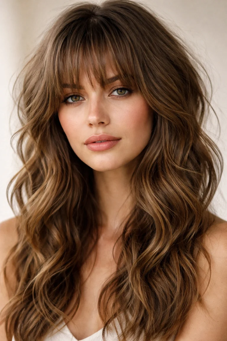 10 Cute Styles With Bangs for Wavy Hair