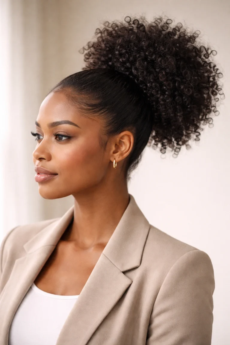 12 Coily Hair Looks for the Office