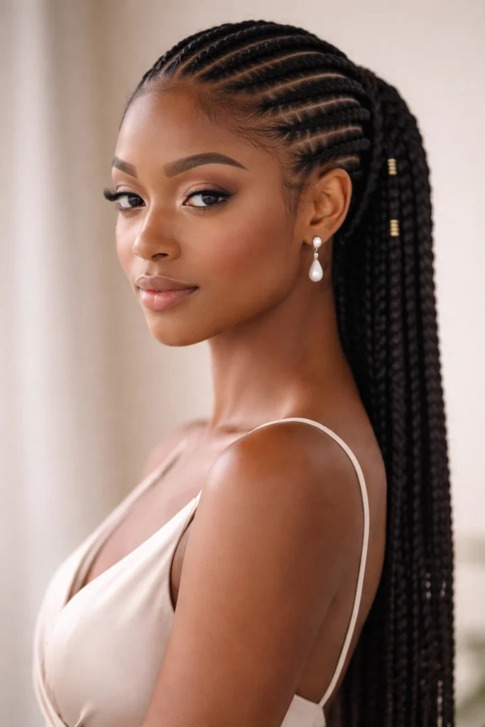 14 Cornrow Styles for Bridesmaids