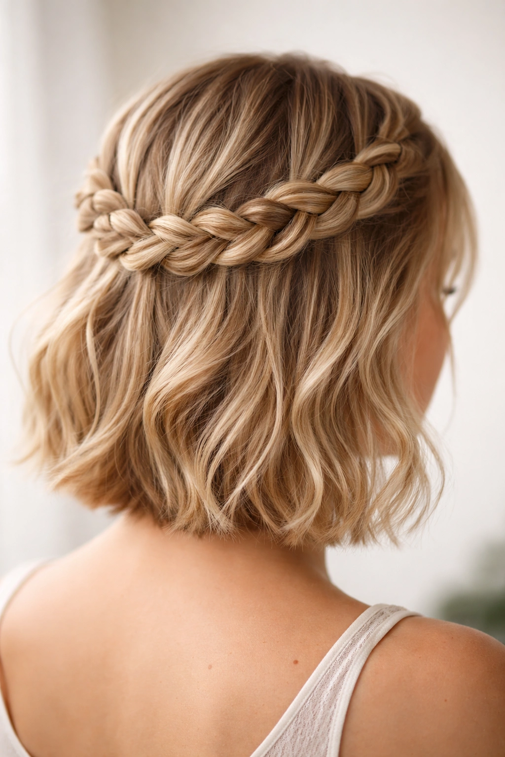 Crown braid with balanced tension and texture to avoid mistakes