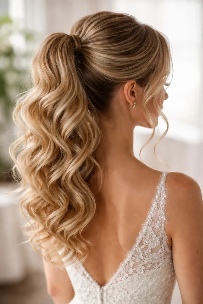 12 Textured Ponytails for Weddings