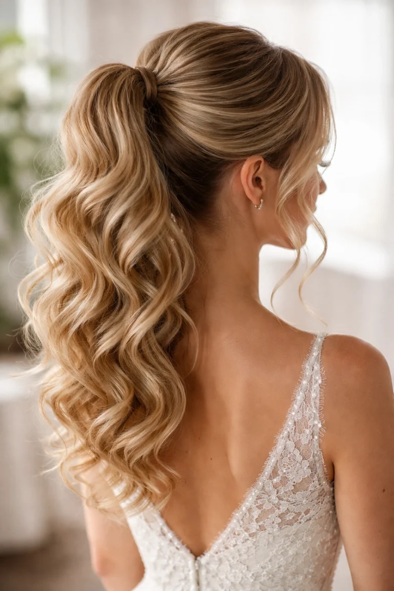 12 Textured Ponytails for Weddings