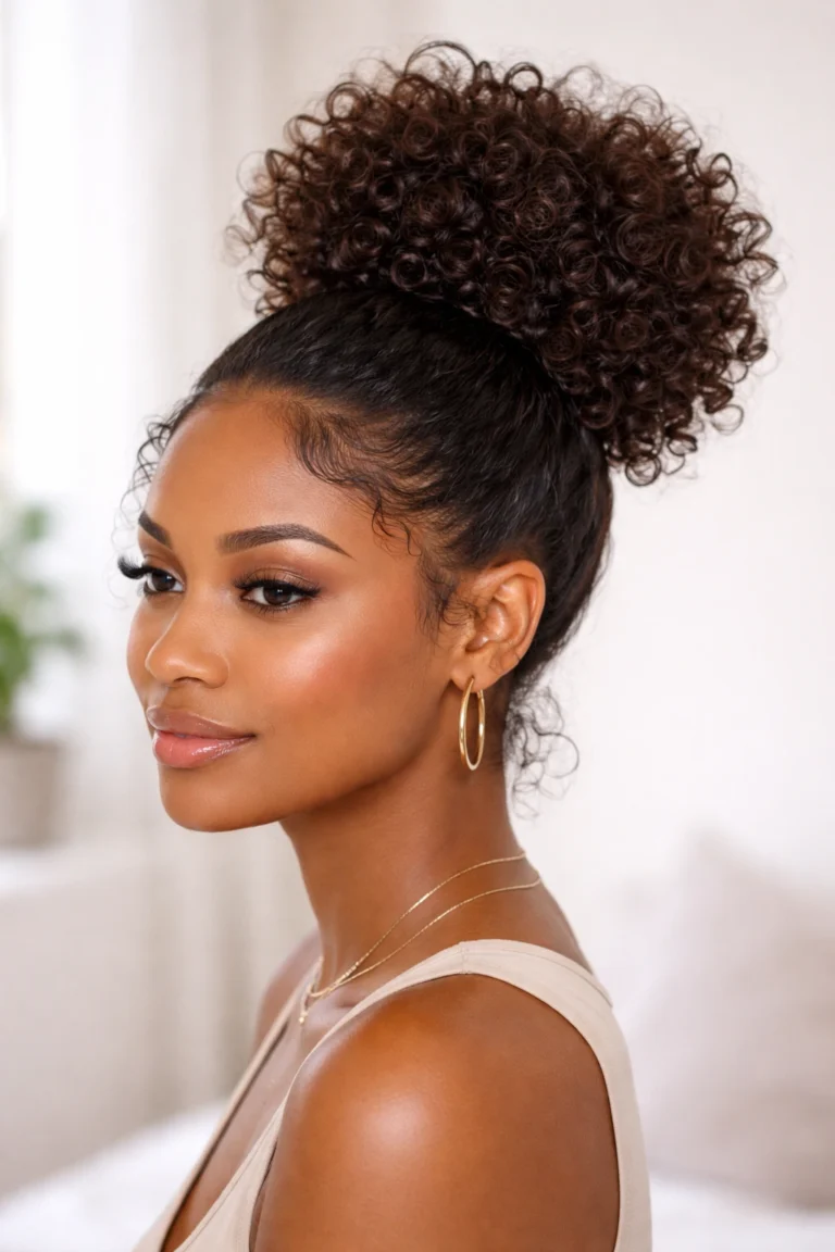 12 Ponytail Buns for Black Women