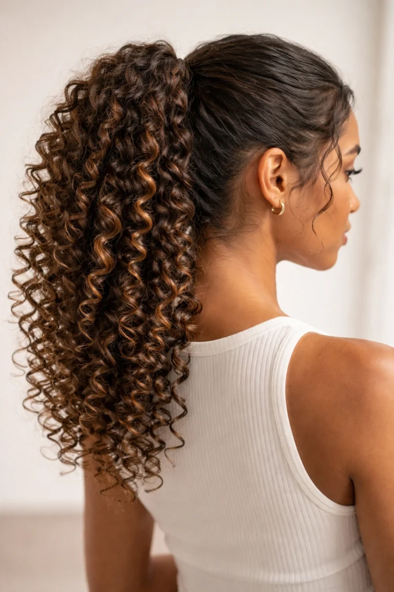 13 Ponytails for Wavy Curly Hair