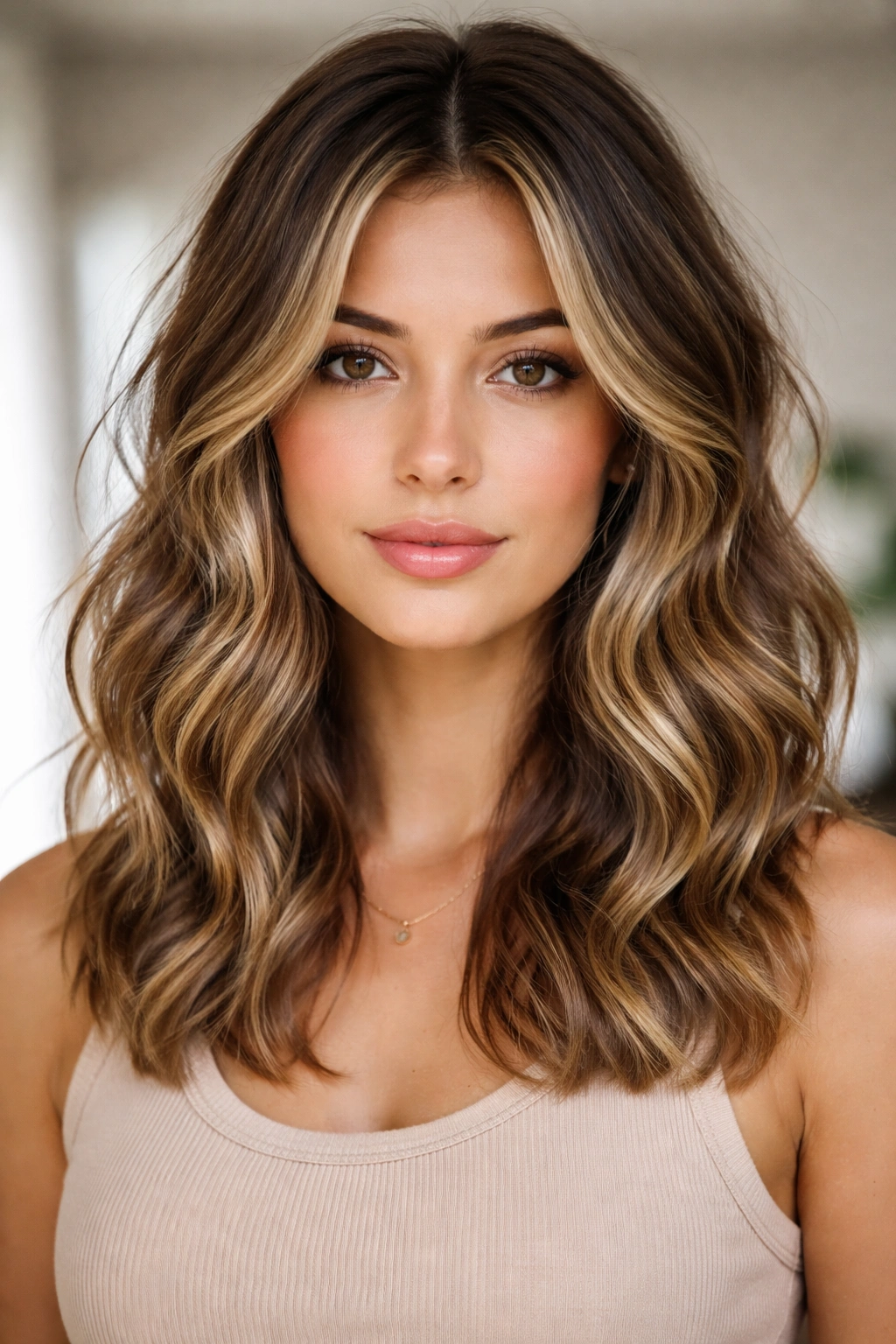 Defined medium waves with face-framing pieces