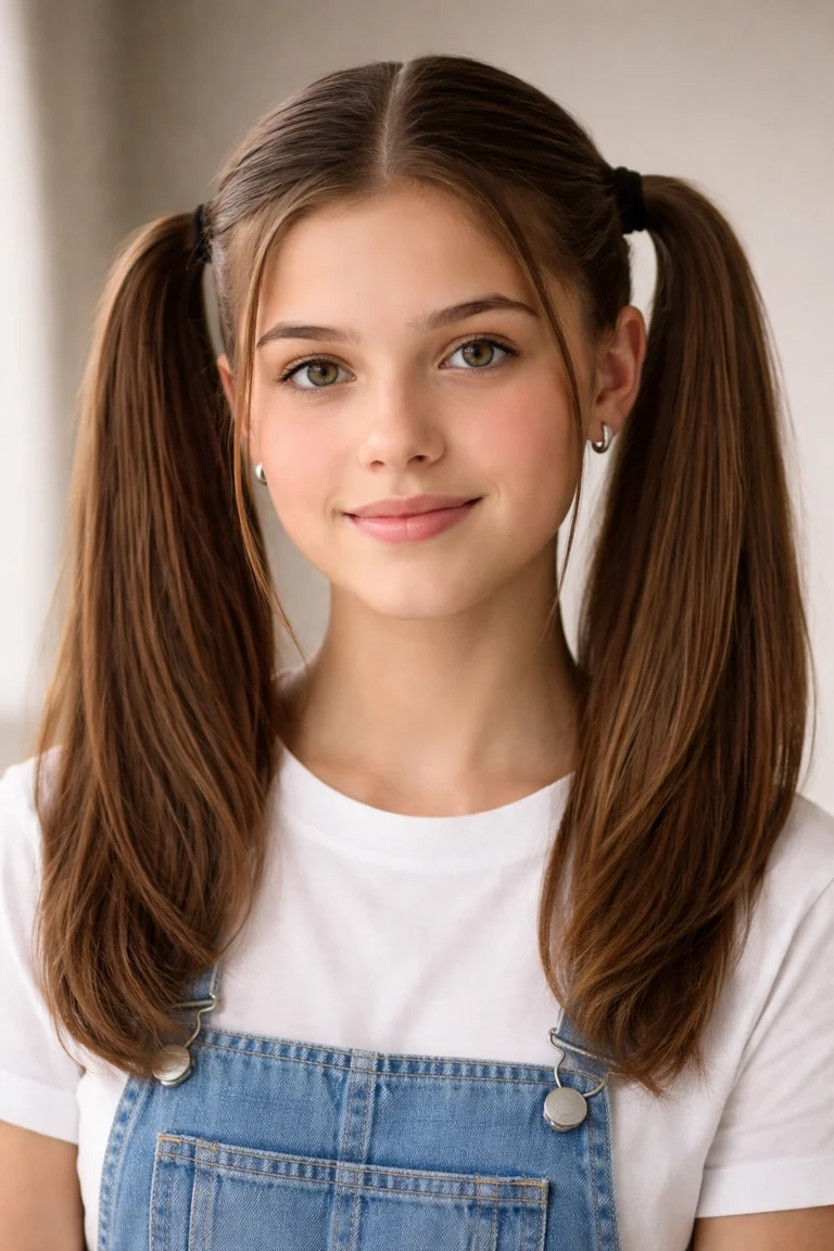 12 Double Ponytails for School