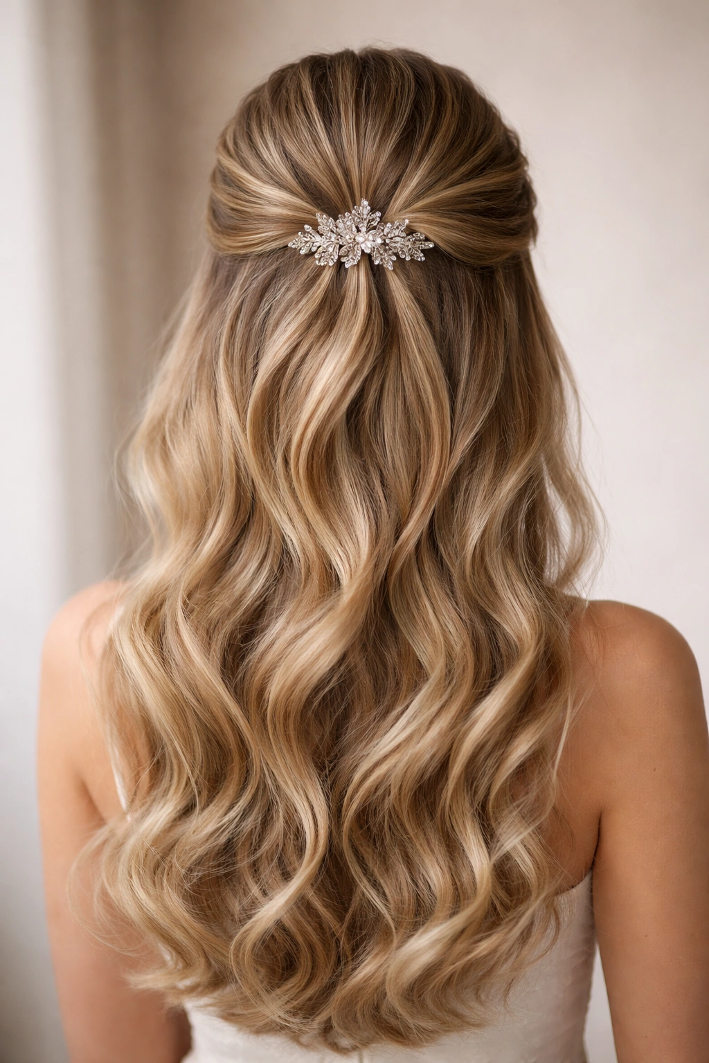 Double twists meeting at crown with decorative center accent