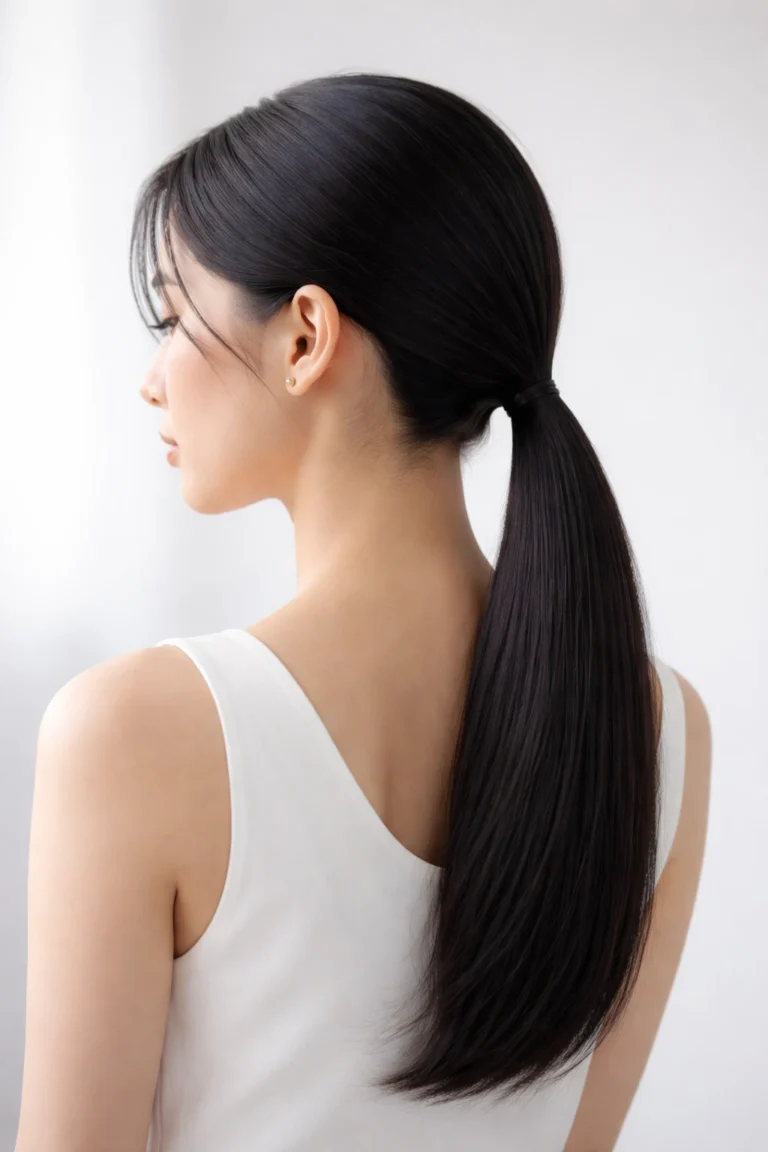 15 Japanese Ponytails for a Minimal Style
