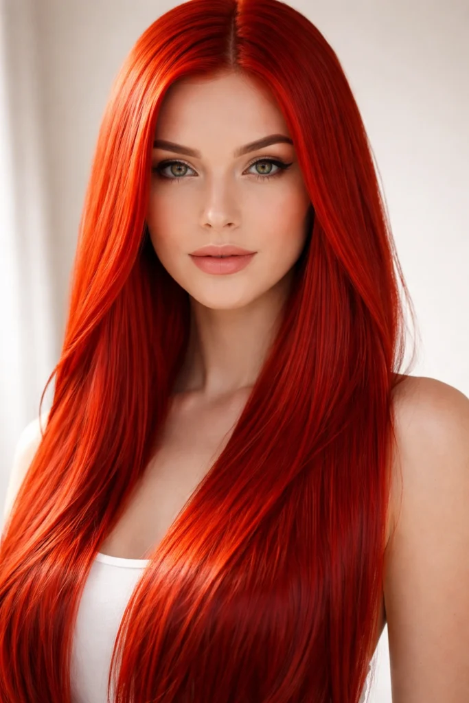 10 Red Hair Ideas for Straight Hair