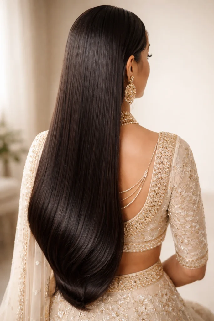 10 Indian Wedding Styles for Straight Hair