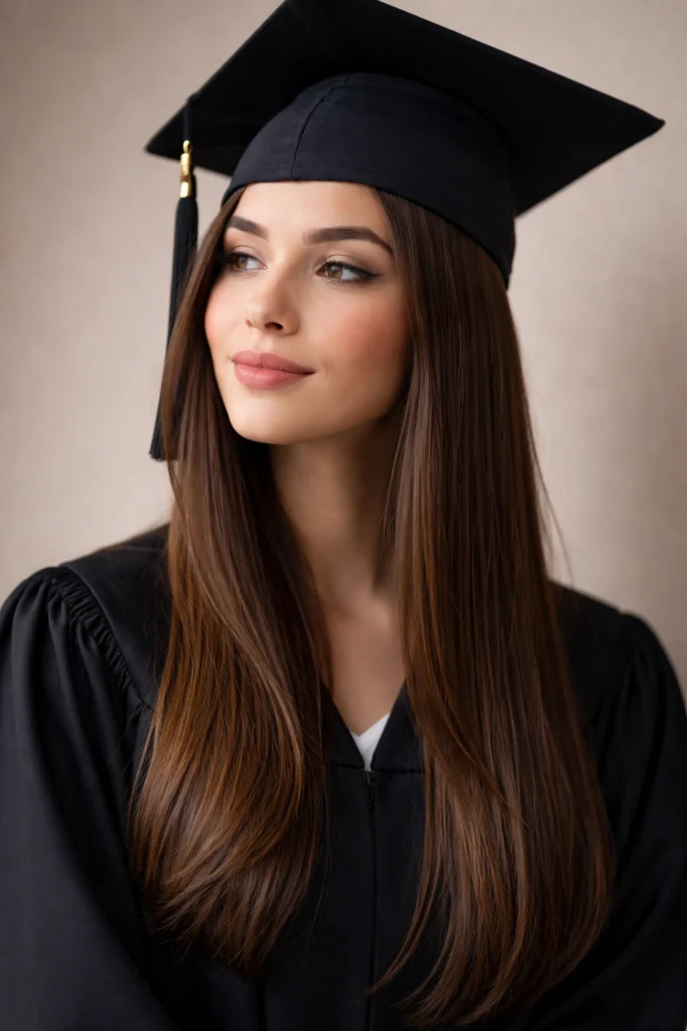 10 Graduation Hairstyles for Straight Hair