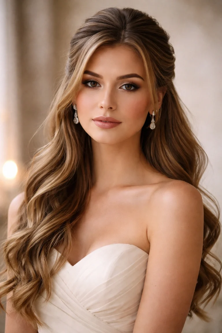 20 Half Up Half Down Formal Styles for Long Hair