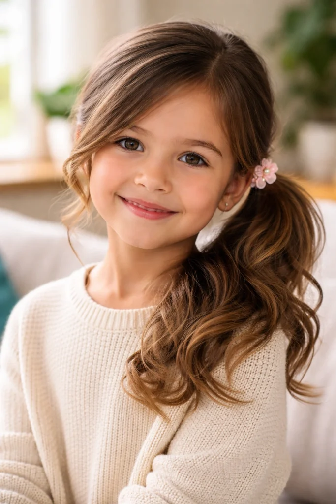 12 Side Ponytails for Kids
