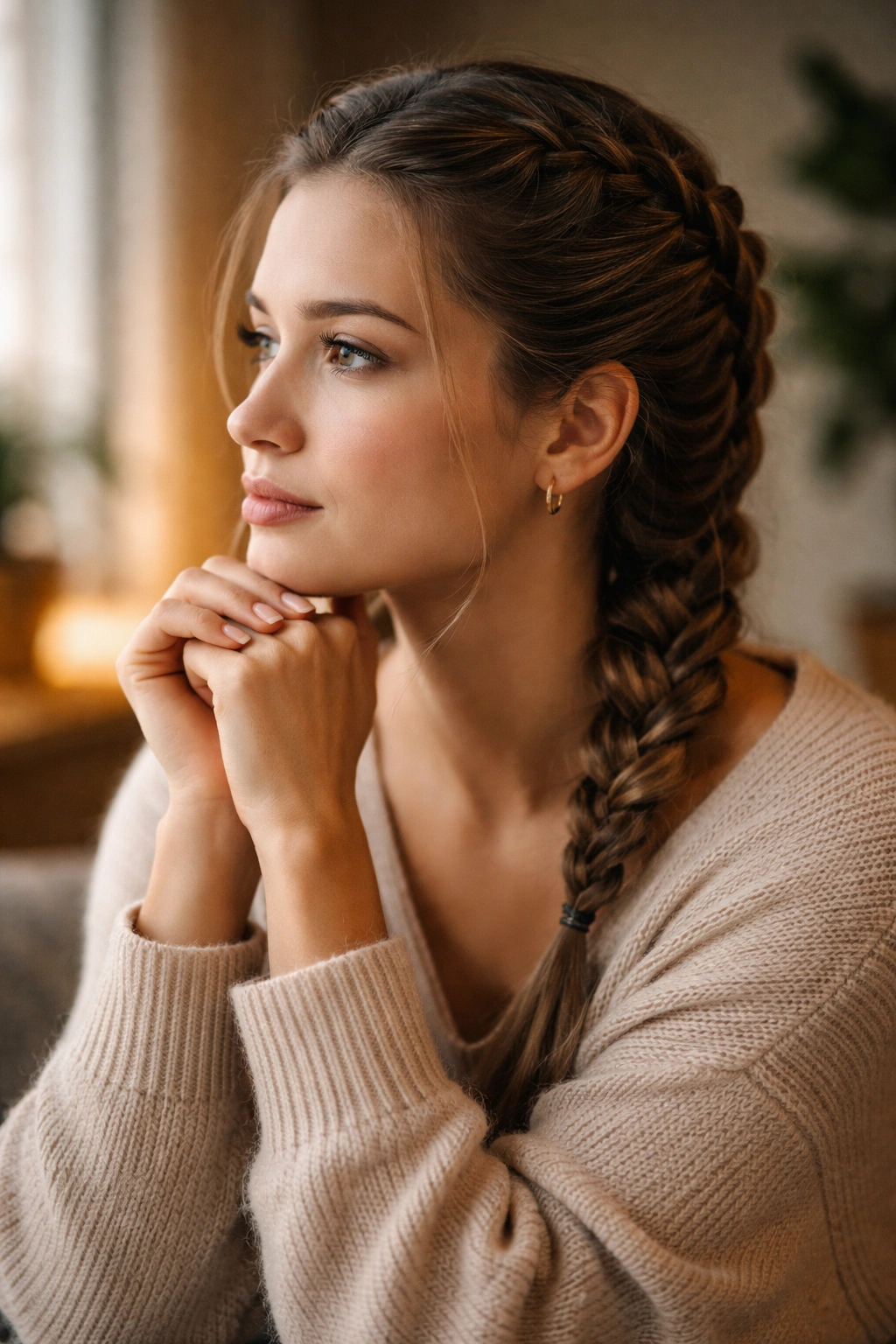 Thoughtful portrait suggesting final thoughts with calm lighting.