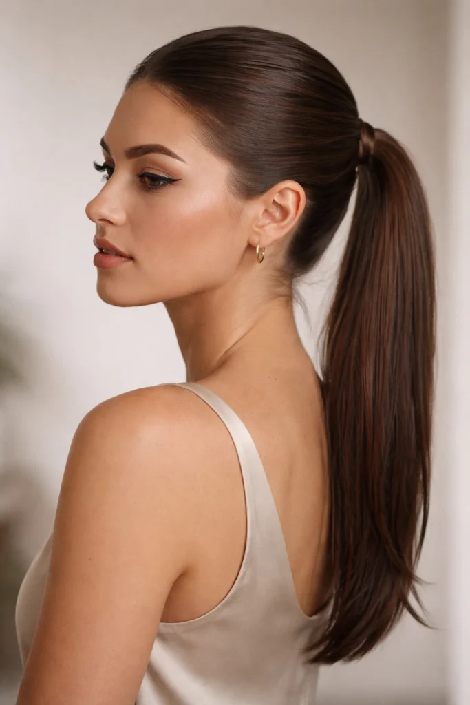 12 Sleek Mid Ponytails for a Polished Look