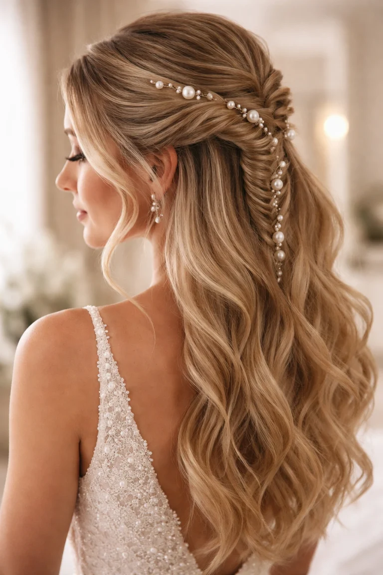 12 Fishtail Half Up Half Down for Weddings