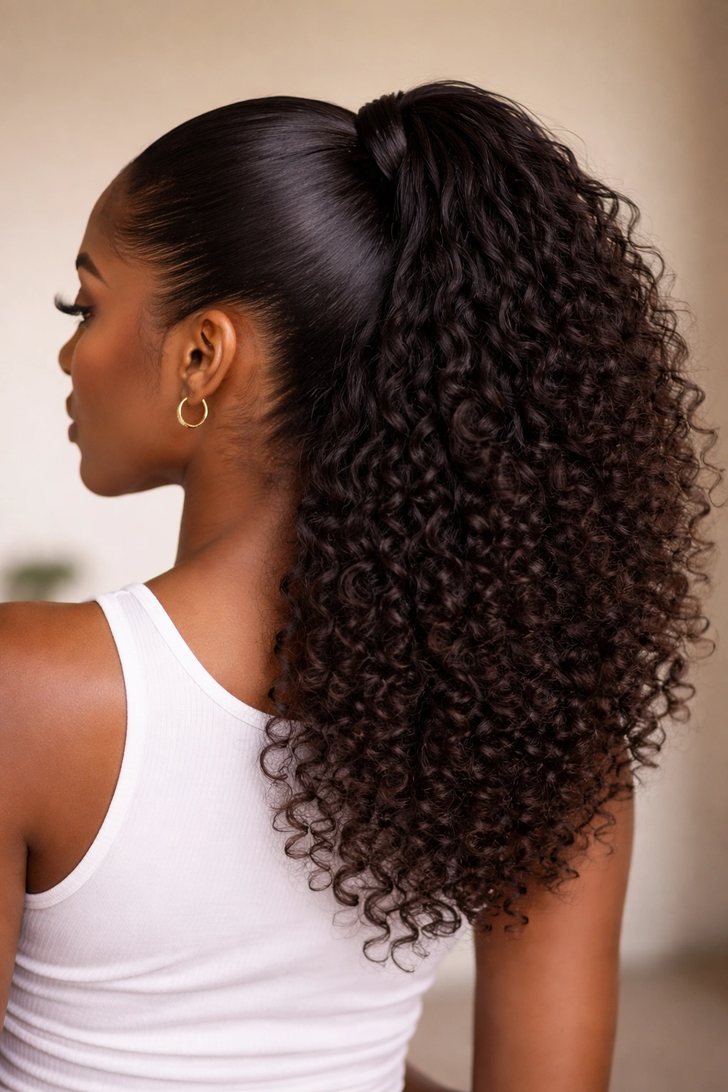 Head showing gradient transition from smooth crown to textured back