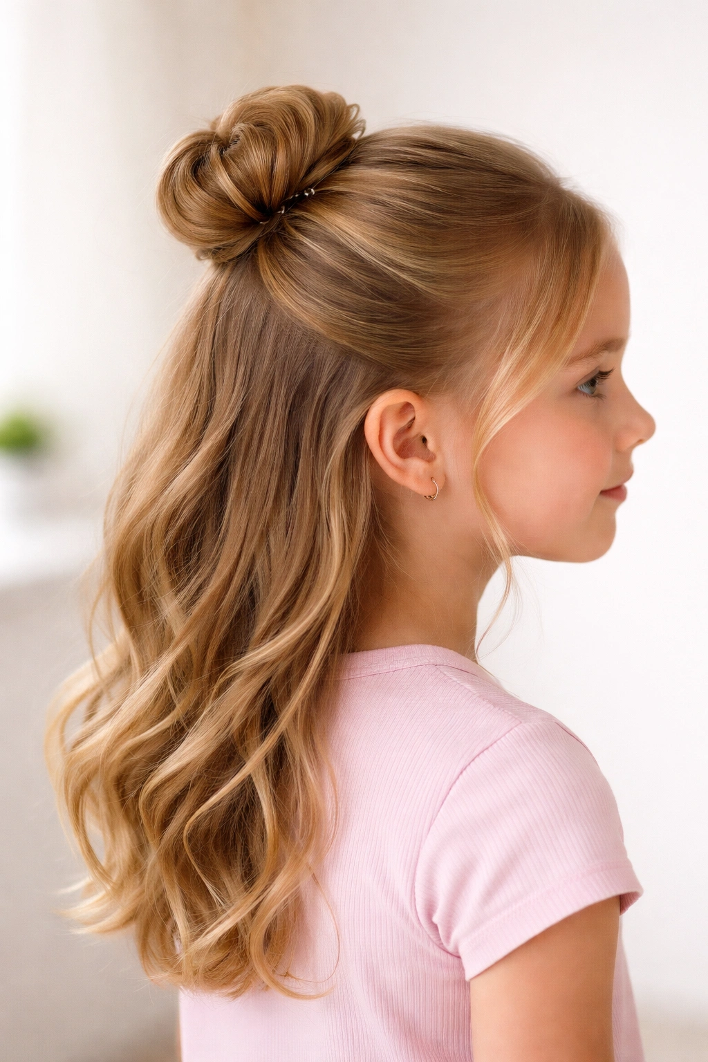 15 Half Up Half Down Ponytails for Kids