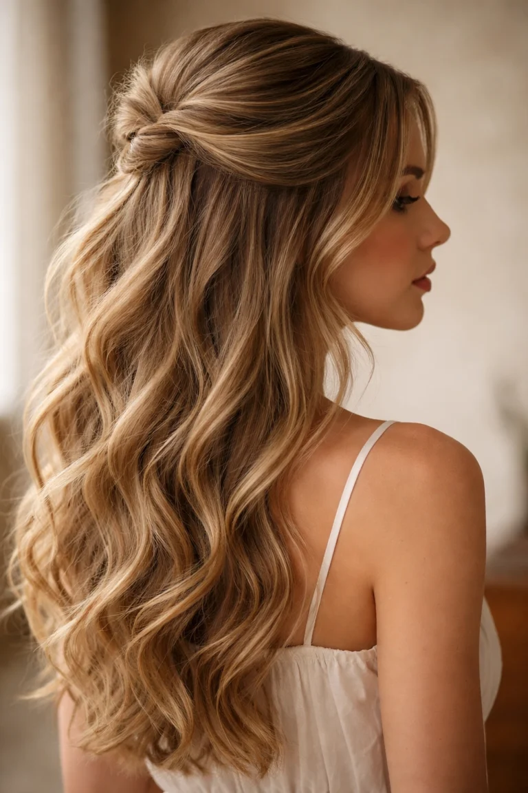 10 Long Updos for Wavy Hair