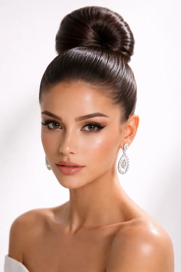 10 Sleek Ponytail Buns for a Polished Look