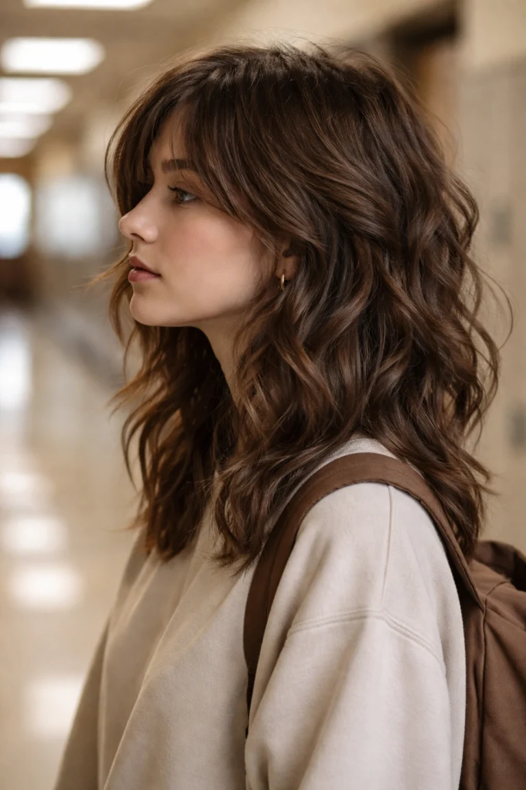 10 Cute Wavy Haircuts for School
