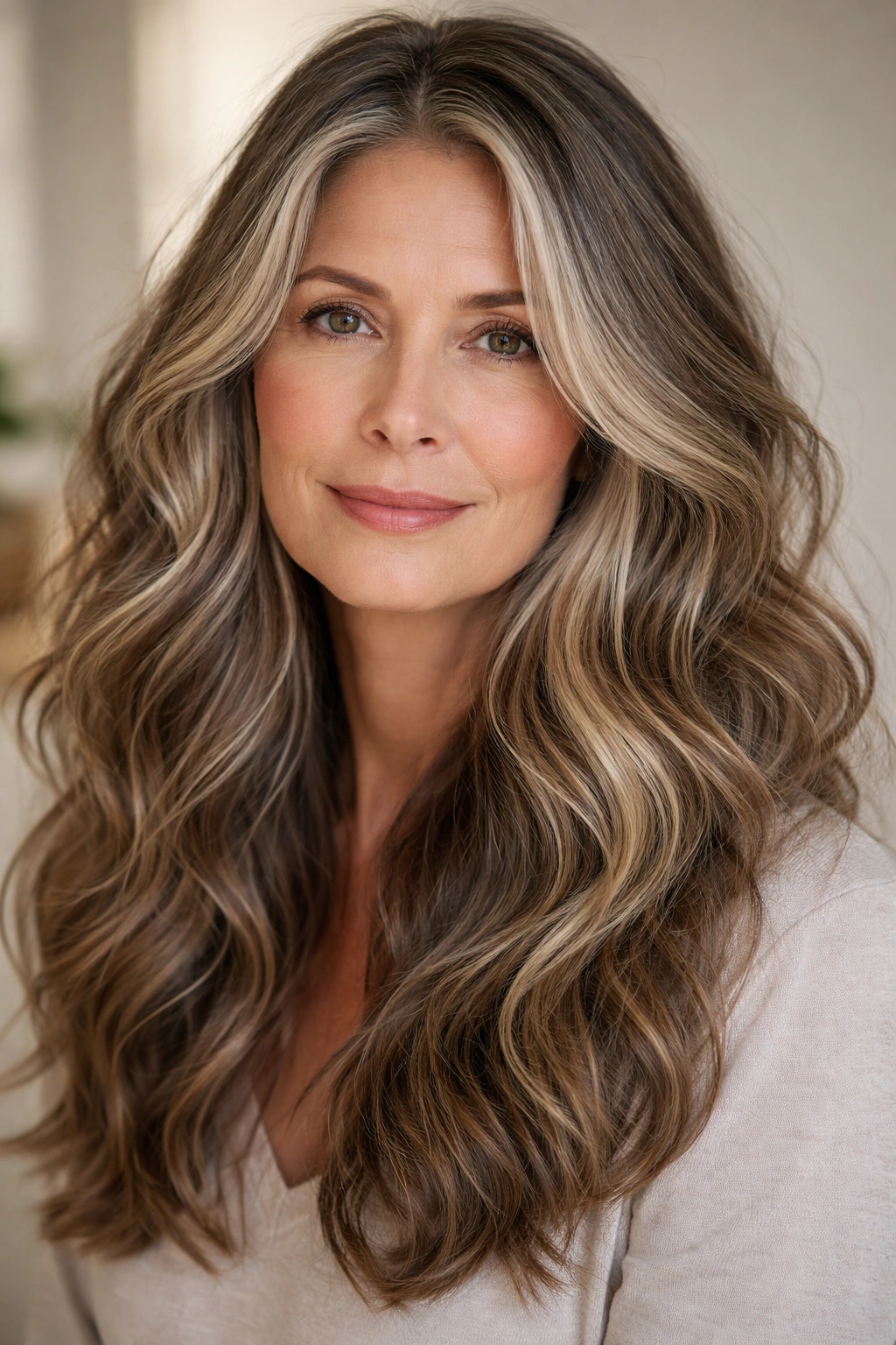 Undone waves with dimensional color showing base and lighter/darker tones