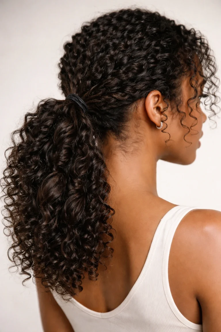 12 Drawstring Ponytails for Curly Hair
