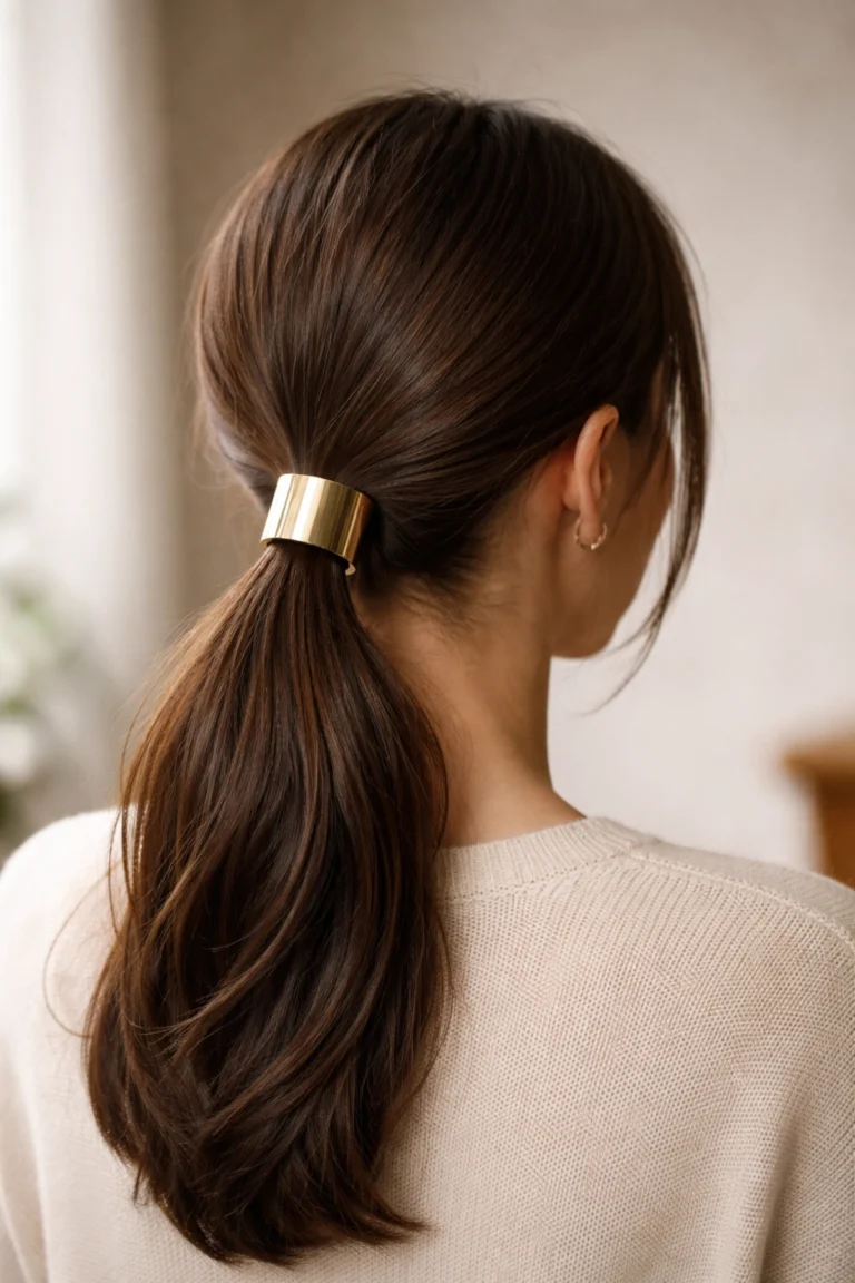 12 Easy Low Ponytails You Can Do in Minutes