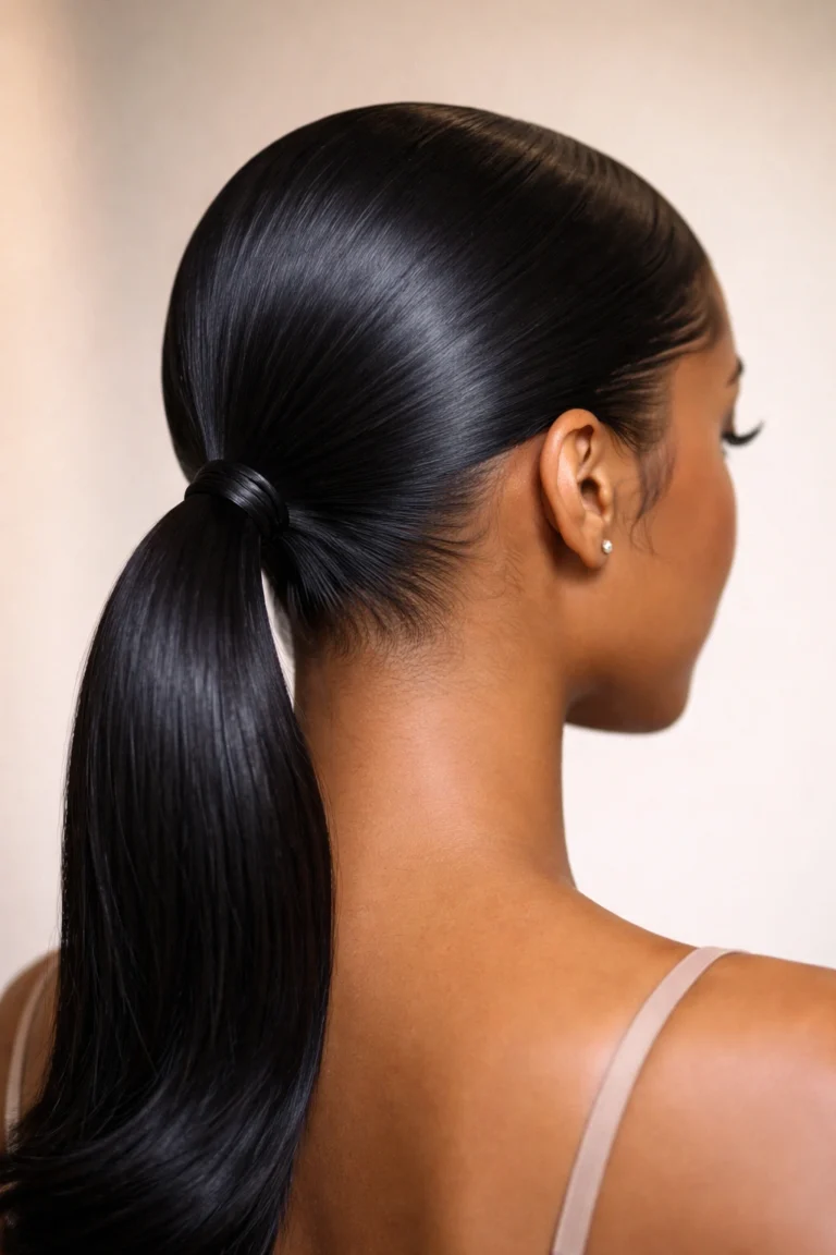 15 Gel Ponytails for Sleek Edges