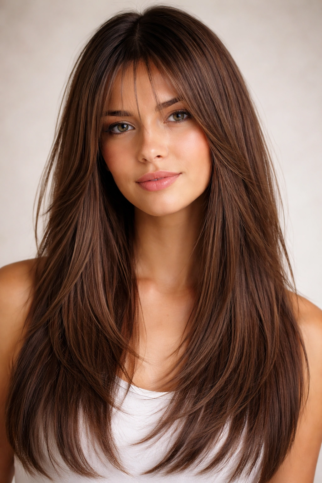 Hair with dozens of micro layers throughout for texture and movement