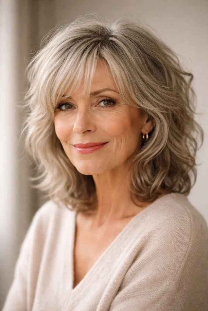 13 Short Wavy Hairstyles for Women Over 60