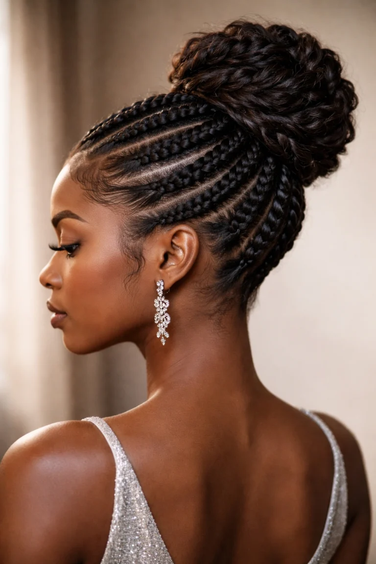 13 Cornrow Bun Styles for Prom