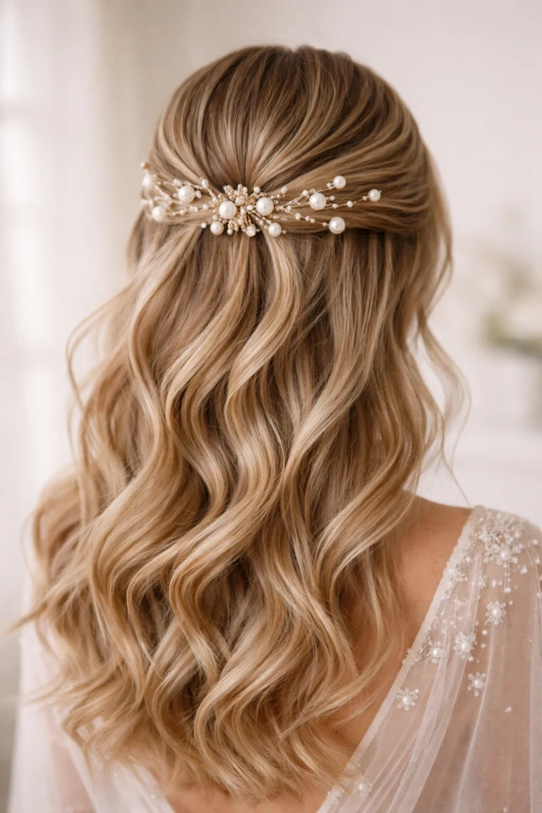 15 Half Up Half Down Styles With Jewels
