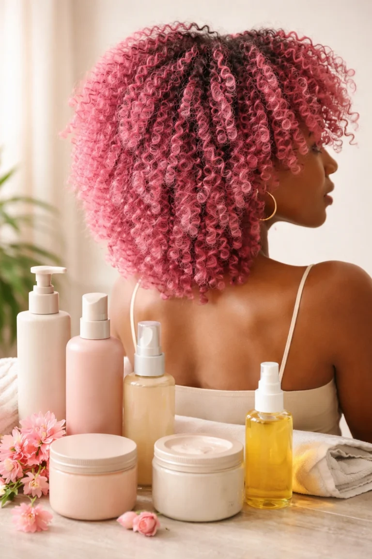 10 Pink Hair Ideas for Coily Hair