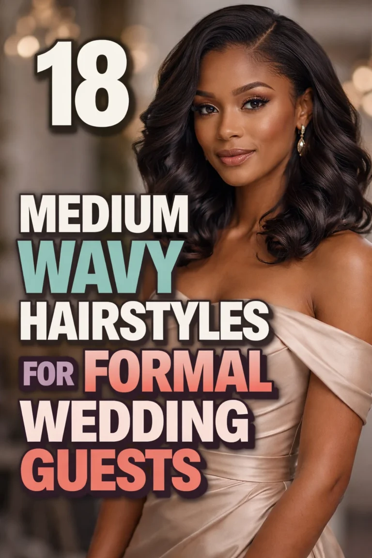 18 Medium Wavy Hairstyles for Formal Events