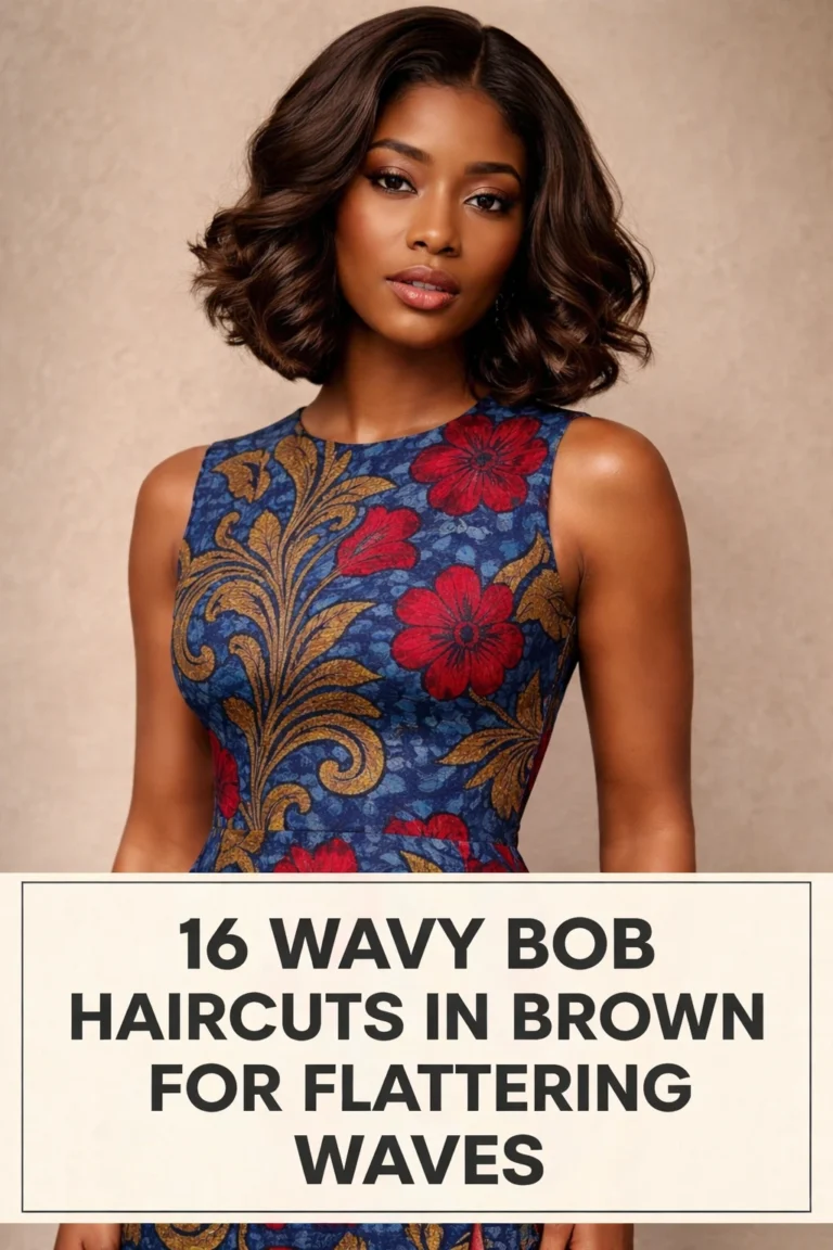16 Wavy Bob Haircuts in Brown