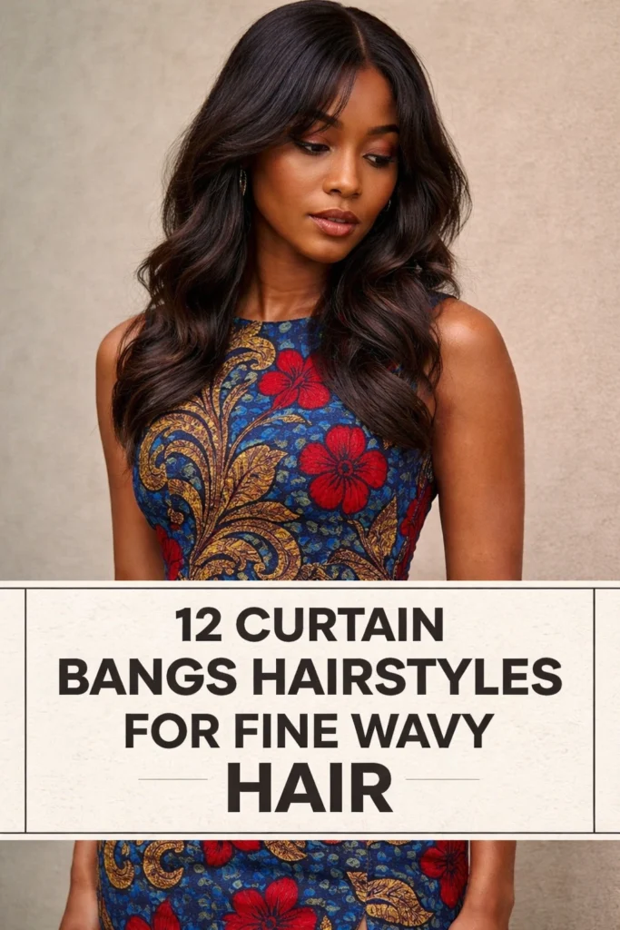 12 Styles With Curtain Bangs for Fine Wavy Hair