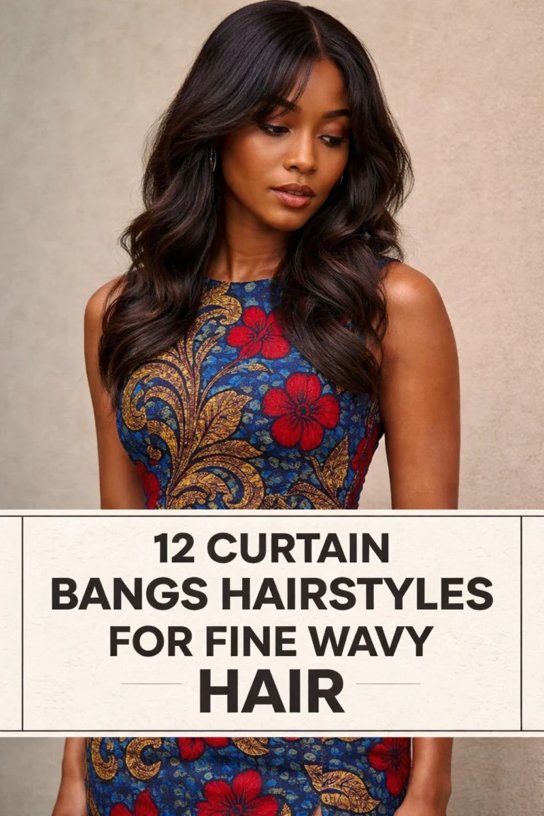 12 Styles With Curtain Bangs for Fine Wavy Hair