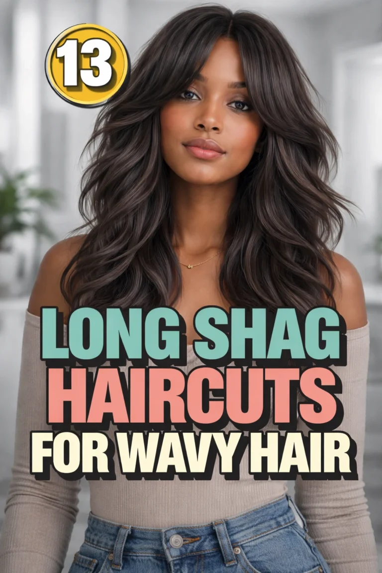 13 Long Shag Haircuts for Wavy Hair