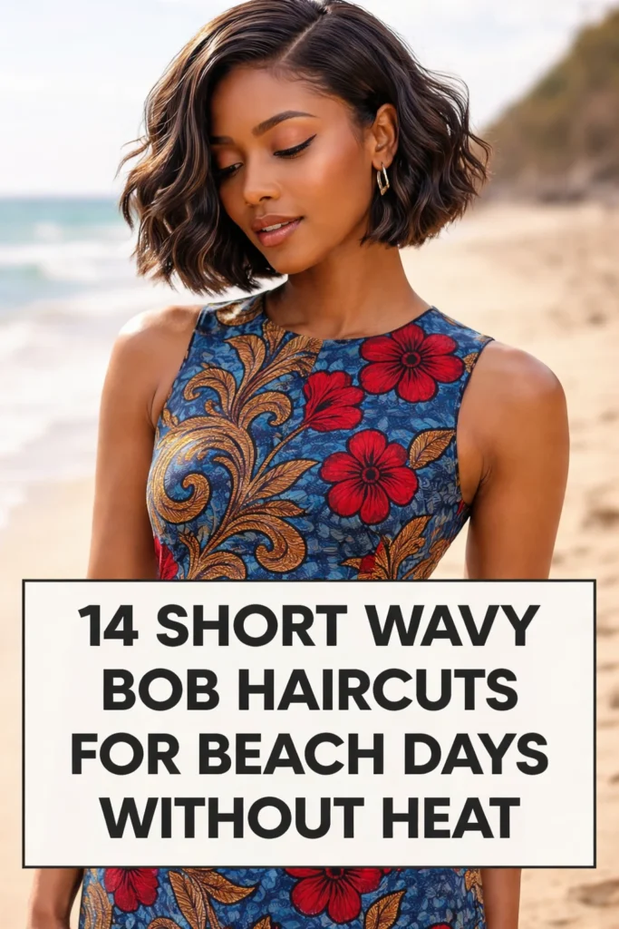 14 Short Wavy Bob Haircuts for Beach Days